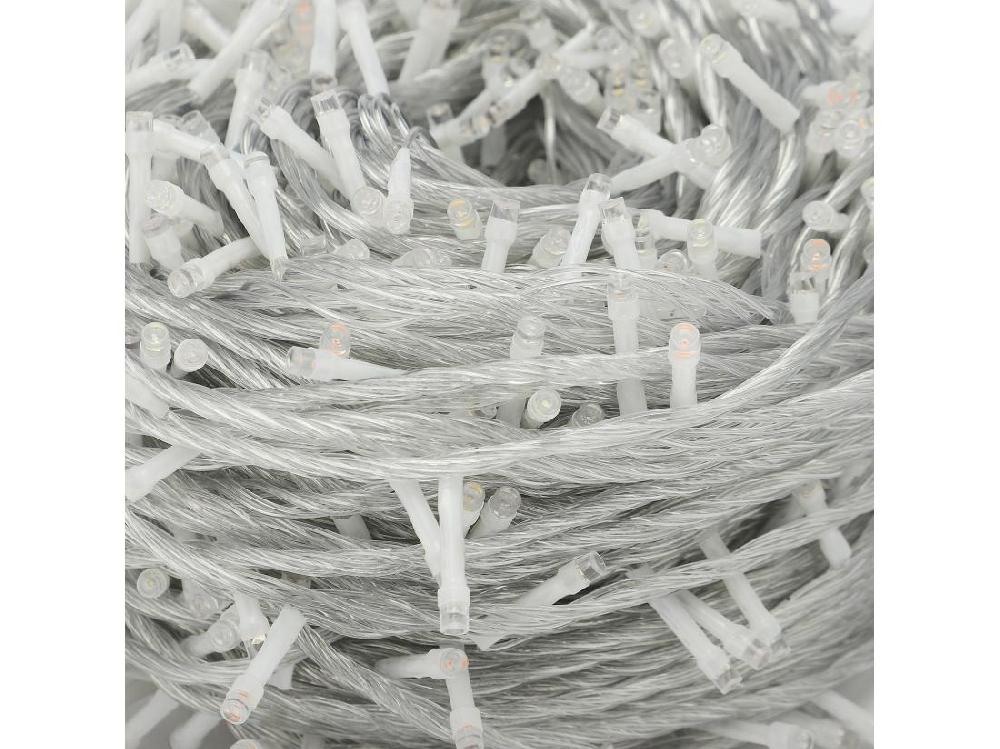 Vente Unique 100M 600 LED Guirlande Lumineuse Carnaval Mariage Extérieur Intérieur Jardin Éclairage Blanc Chaud