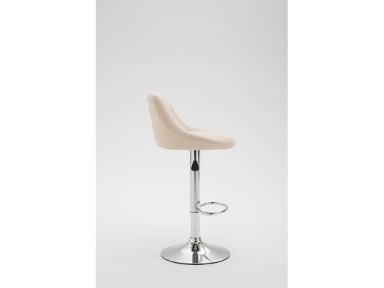 vente unique 2x Tabourets de bar crème 46 x 49 x 104 cm TDB10079