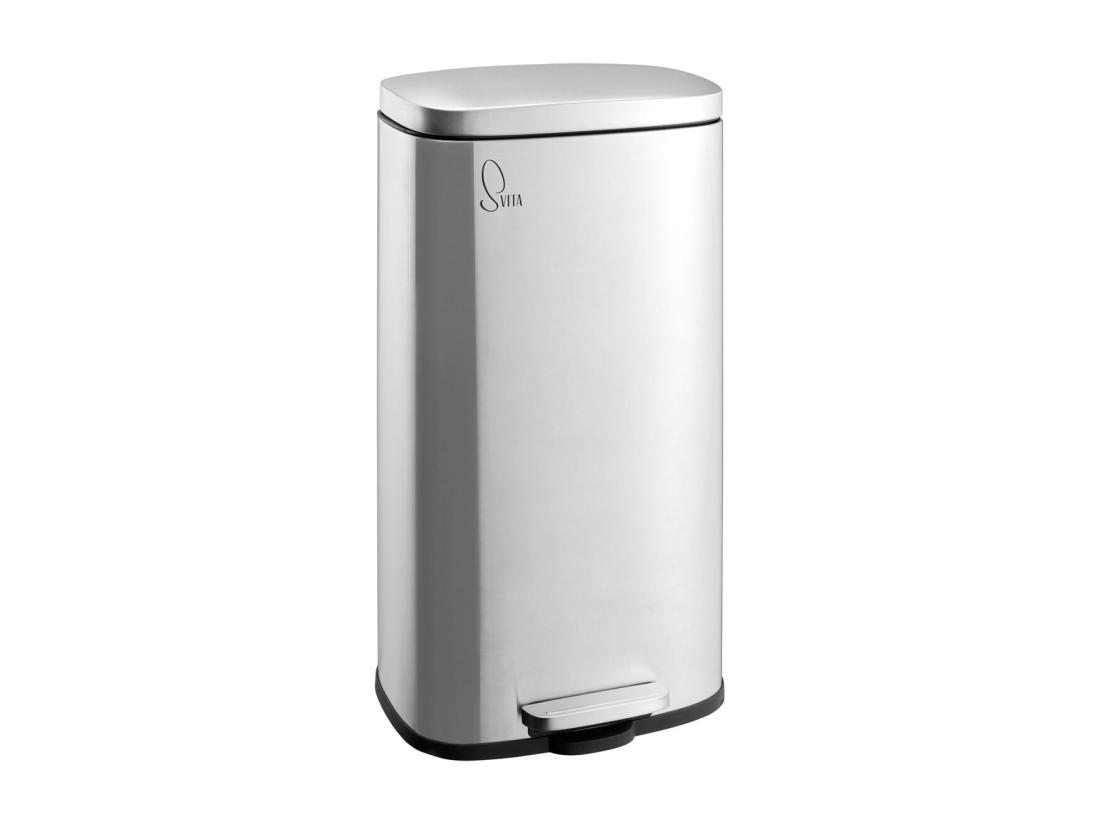 vente unique 30L Poubelle à pédale Couvercle Softclose