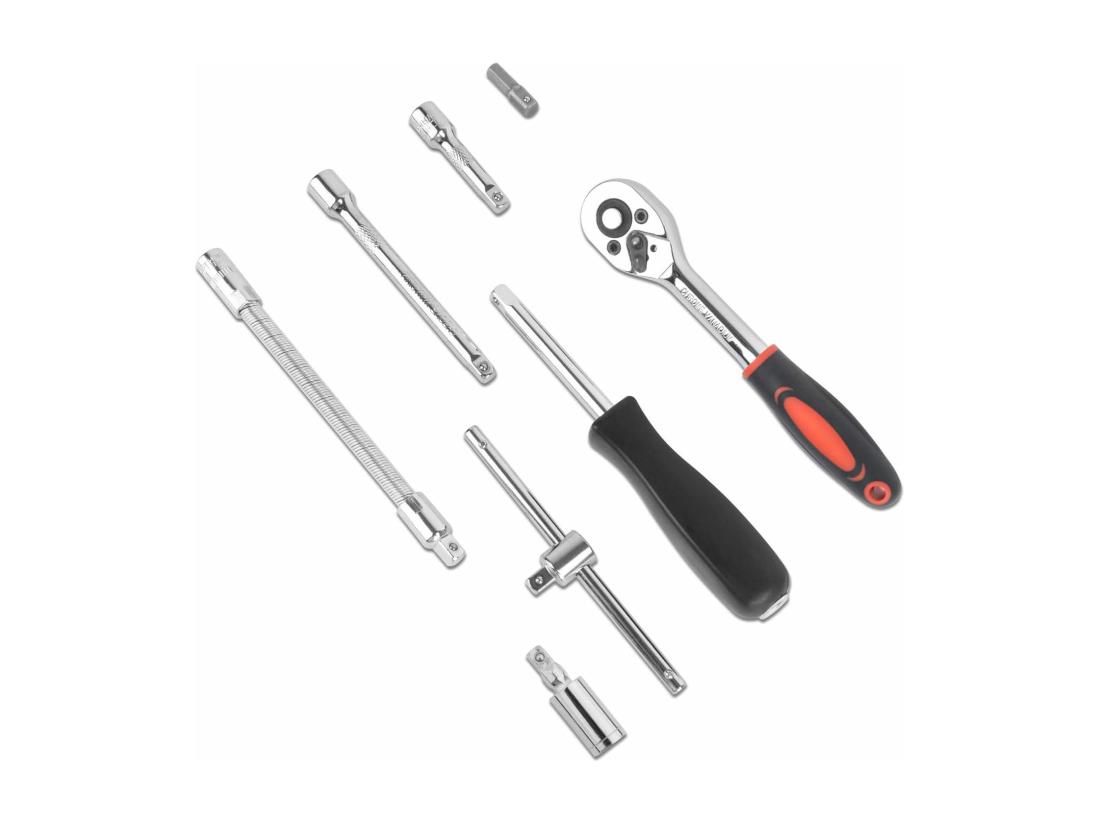 Vente Unique 46pcs Douilles D'entraînement Métriques Avec Boîte à Outils Pour Réparation Automatique