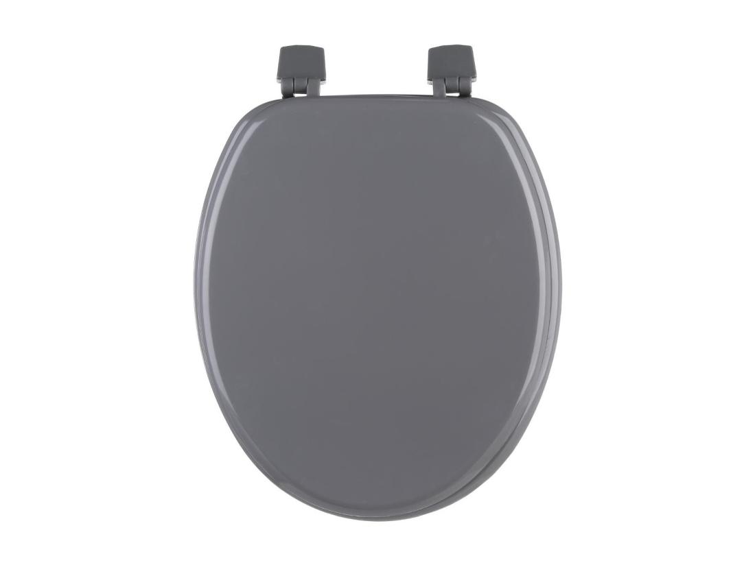 Vente Unique Abattant WC En Bois "Bathroom" 43cm Gris