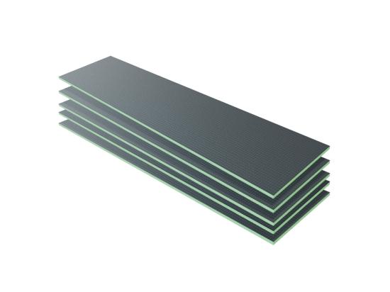 Vente Unique AICA Panneau De Construction à Carreler 2500x600x25 Pack De 5 Panneau à Carreler