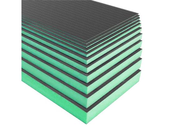 vente unique AICA Panneau de construction à carreler 2500x600x25 Pack de 5 Panneau à carreler