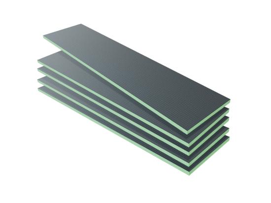 Vente Unique AICA Panneau De Construction à Carreler 2500x600x40 Pack De 5 Panneau à Carreler