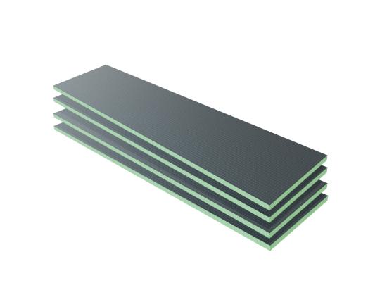 vente unique AICA Panneau de construction à carreler 2500x600x40 Pack de 4 Panneau à carreler