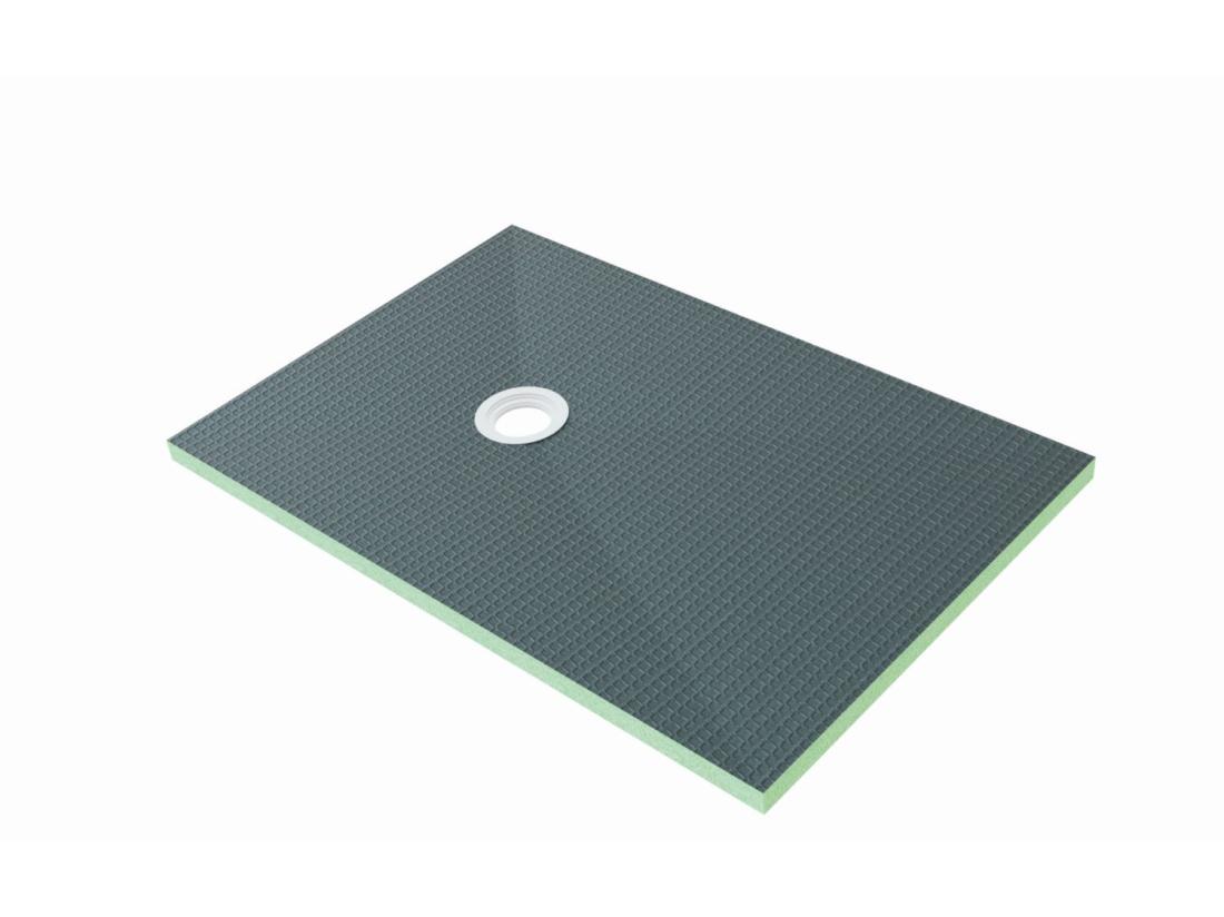 Vente Unique AICA Sanitaire Receveur De Douche à Carreler Ultra Plat 80x120cm Re-découplable Sur Mesure