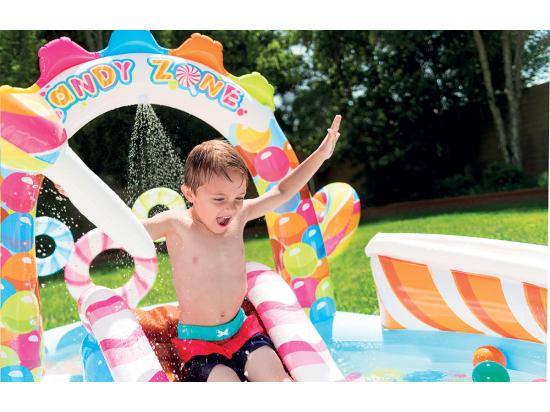 Vente Unique Aire De Jeux Gonflable "Bonbon" 300cm Multicolore