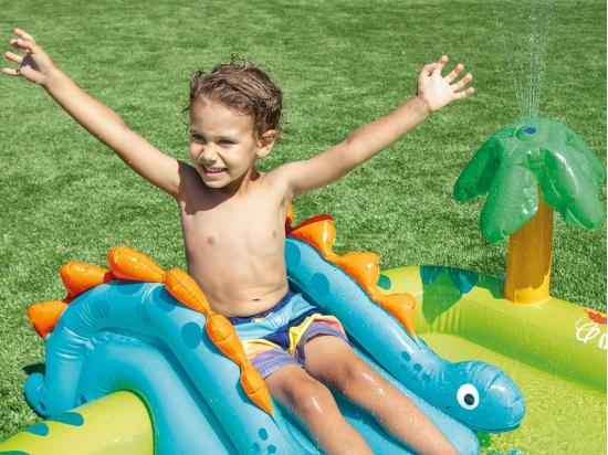 Vente Unique Aire De Jeux Gonflable Petit Dino - Intex