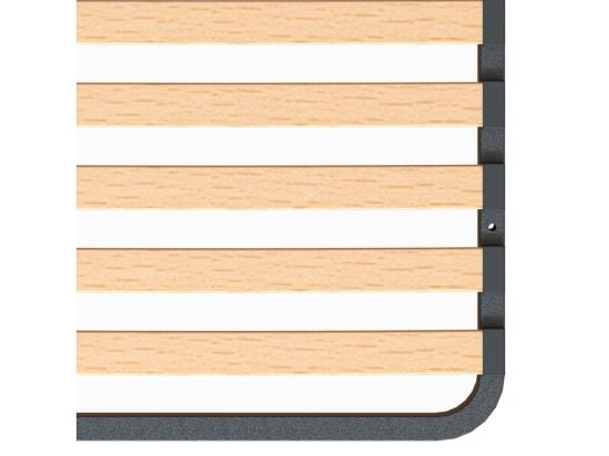 Vente Unique ALTOZONE - Sommier 2x16 Lattes 140x190cm