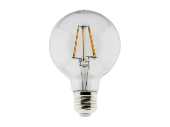 Vente Unique Ampoule Déco Filaments LED E27 6W - Blanc Chaud - 600lm 2700K - Zenitech