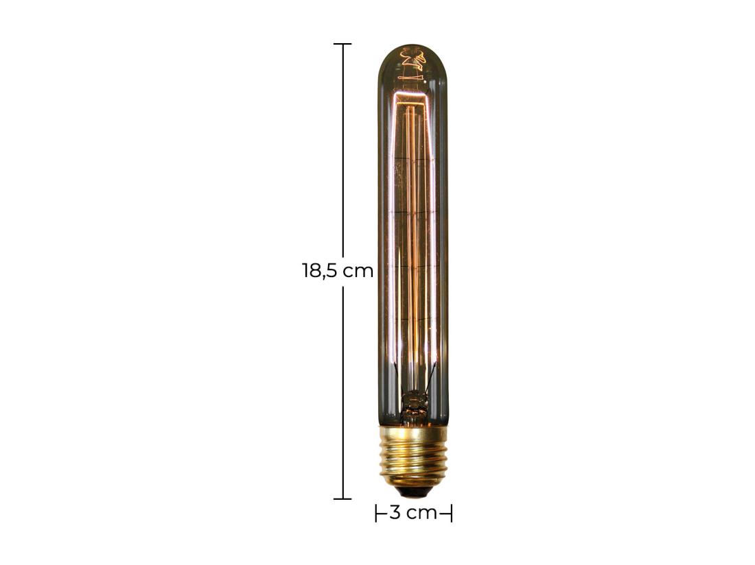 Vente Unique Ampoule Edison Vintage - Cylinder Transparent