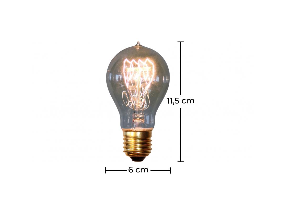 Vente Unique Ampoule Edison Vintage - Guad Transparent