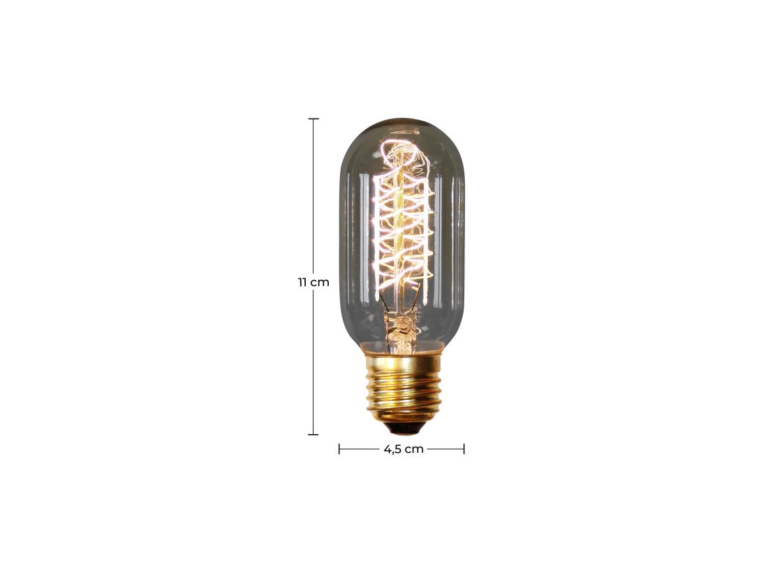 Vente Unique Ampoule Edison Vintage - Valve Transparent