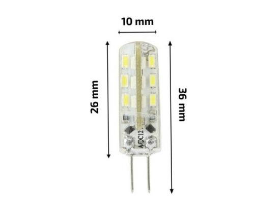 Vente Unique Ampoule LED 12V G4 1.5W 120 Lm No Flicker 6000K - 6500K Blanc Froid