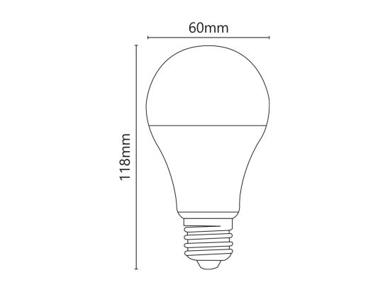Vente Unique Ampoule LED Classique 10W 1000lm 4000K E27