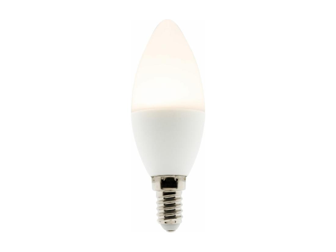 vente unique Ampoule LED E14 flamme 5 2W - Blanc chaud - 470lm 2700K - Zenitech