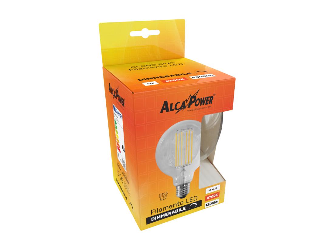 Vente Unique Ampoule LED Globo G125 à Intensité Variable 10W 2700K E27