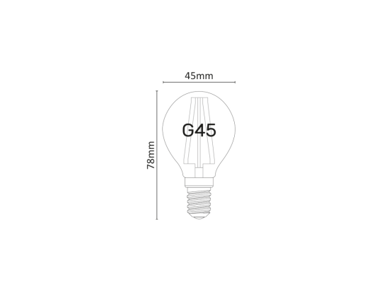 vente unique Ampoule LED Mini Sphère Dimmable 6W 2700K E14