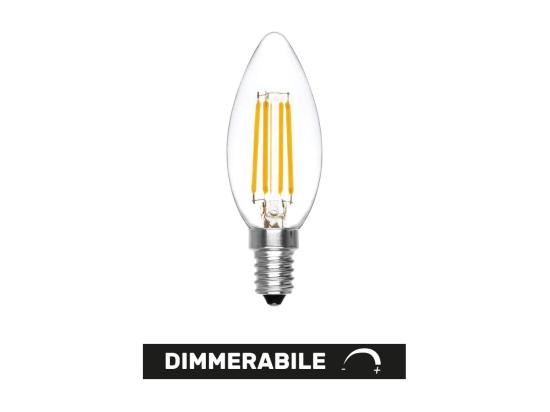 vente unique Ampoule LED Olive à intensité variable 6W 2700K E14