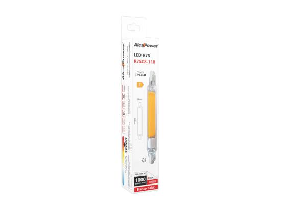 Vente Unique Ampoule LED R7s 118mm 8W 1000lm En Verre D.16mm 3000k