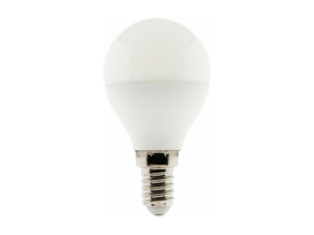 Vente Unique Ampoule LED Sphérique E14 5 2W - Blanc Chaud - 470lm 2700K - Zenitech