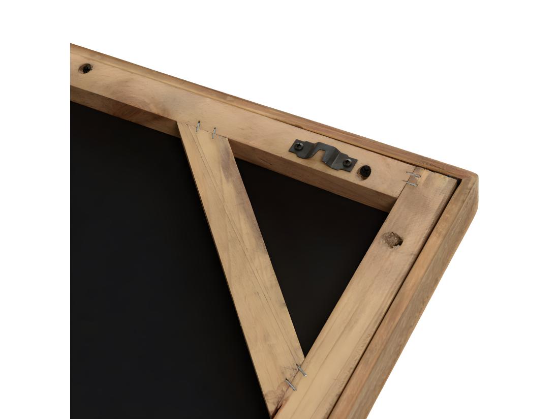 Vente Unique ANDRIAN - Décoration Murale 62x82cm Dégradé De Mosaïque En Pin Recyclé