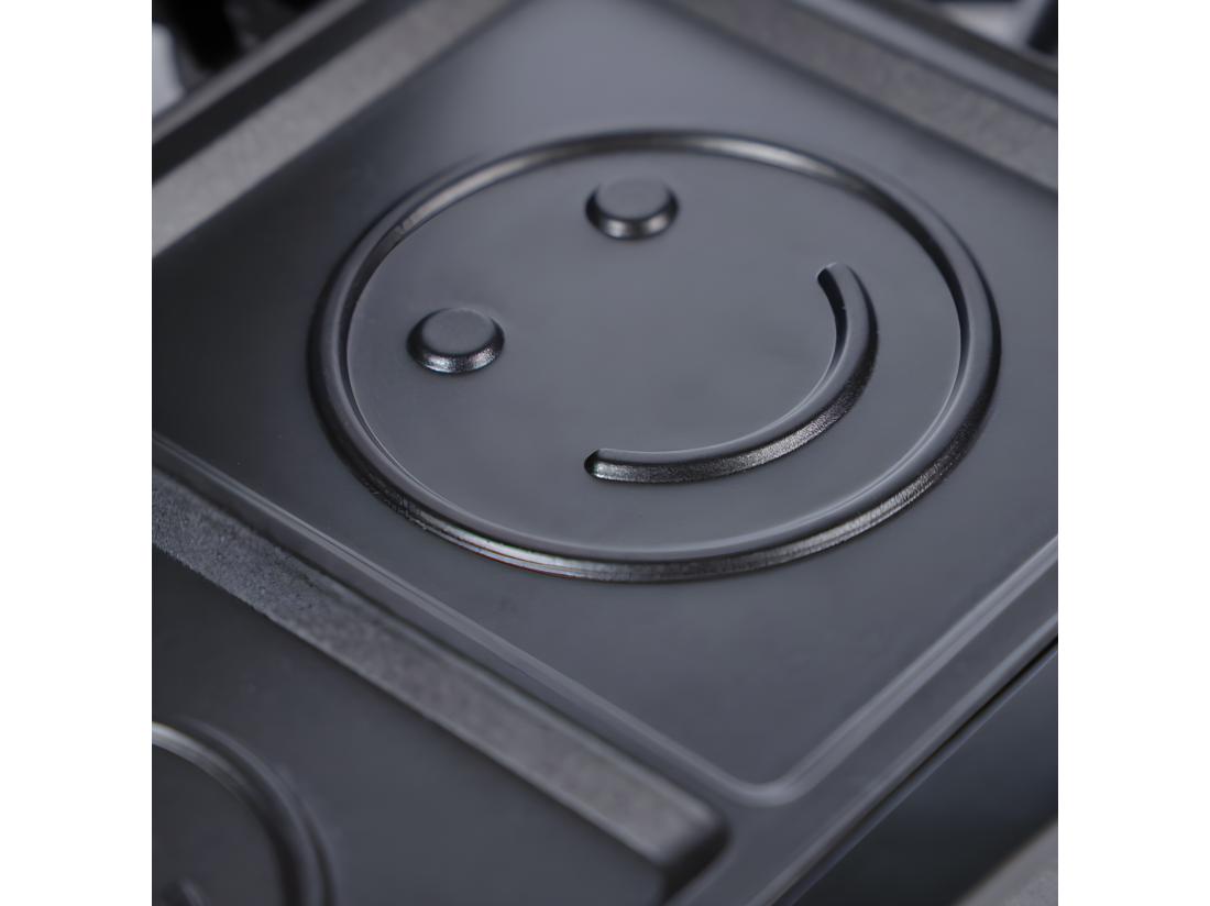 vente unique Appareil à sandwich avec plaques de cuisson antiadhésif smiley - LUXIO