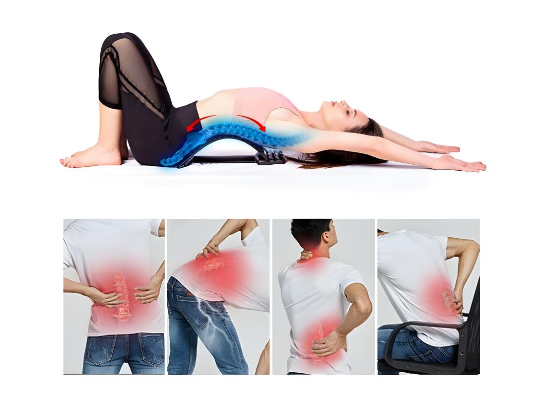Vente Unique Appareil D'Étirement Lombaire INPHYSIO 94 Points D’acupression