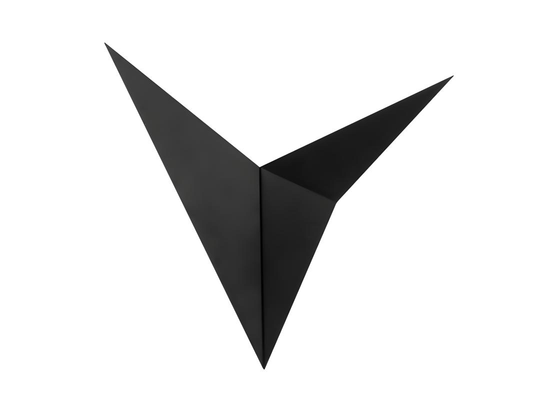 Vente Unique Applique En Métal - L. 34 X P. 5 X H. 34 Cm - Noir - BIRDO