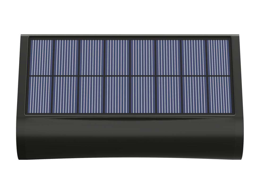 Vente Unique Applique Murale Solaire - 30 Lumens - Noir - TRESTIA