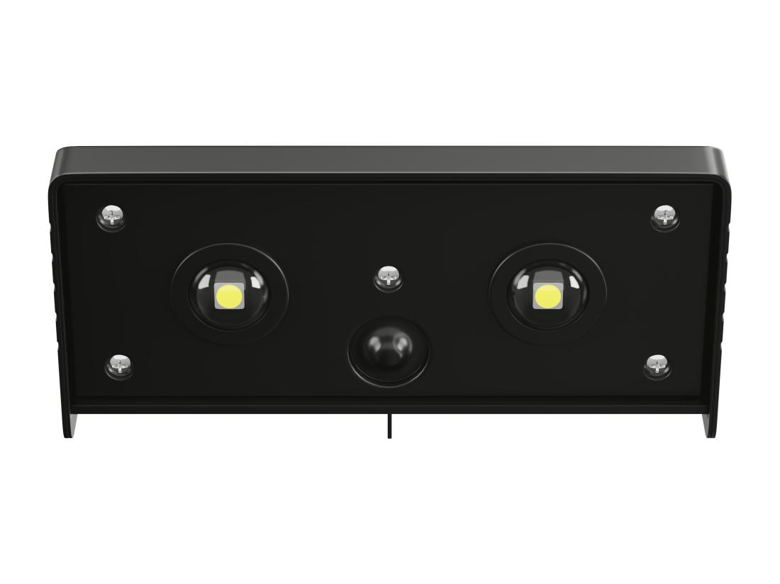 Vente Unique Applique Murale Solaire - 50 Lumens - Noir - SABORG