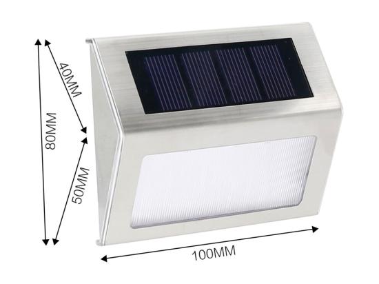 Vente Unique Applique Solaire En Acier Inoxydable 20 Lumens - L. 10 X H. 8.2 Cm SKAGEN