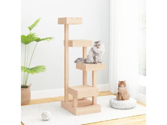 vente unique Arbre à chat 45 5x49x103 cm Bois de pin massif