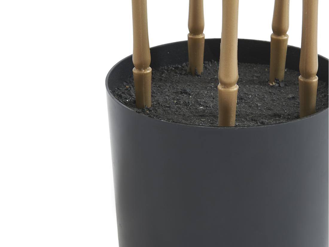 Vente Unique Arbre Artificiel Bambou - H.165 Cm - Doré - BAMBOUSERAIE