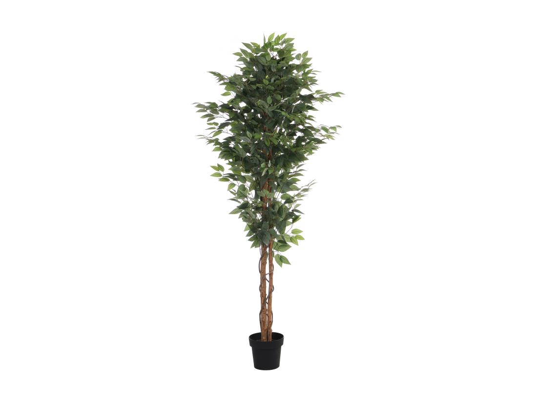 Vente Unique Arbre Artificiel Ficus Avec Pot - H.180 - VALOPA