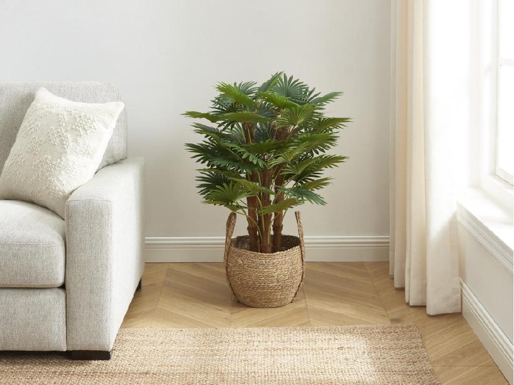 vente unique Arbre artificiel palmier - H.93 cm - Vert - RHAPIS