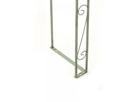 Vente Unique Arche à Rosiers - Métal - Vert Antique - Anna