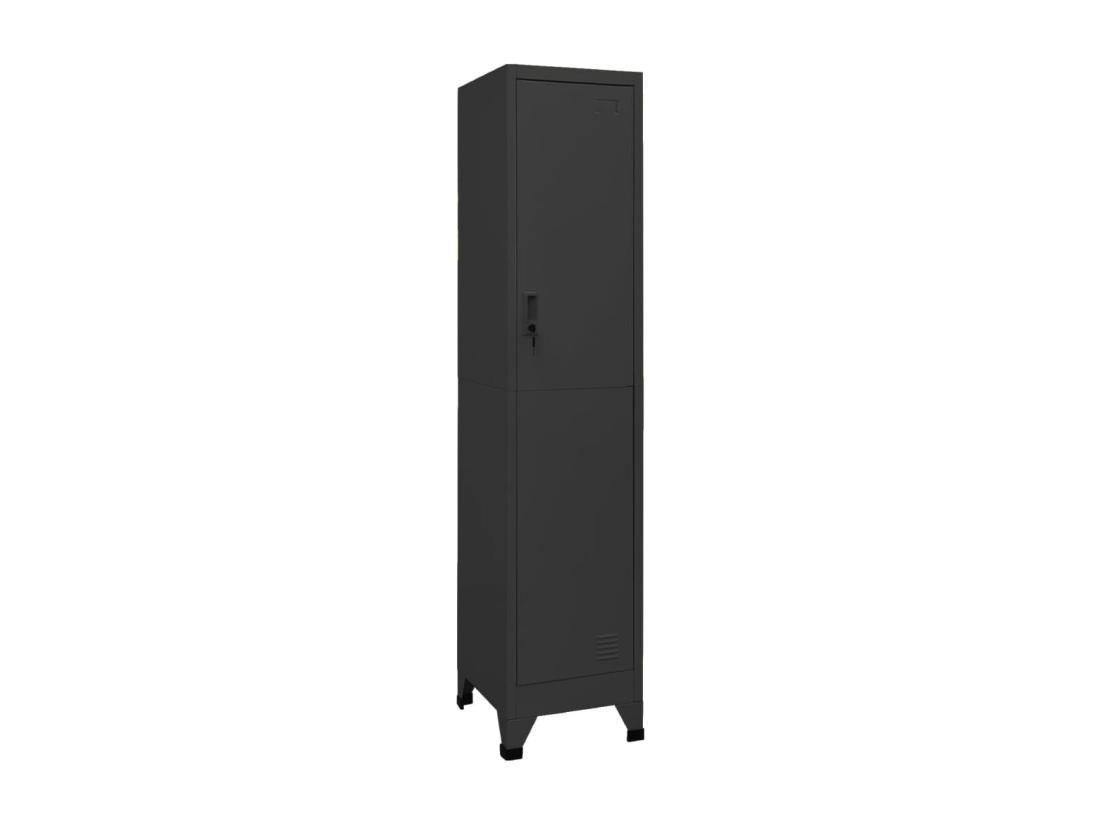 vente unique Armoire à casiers Anthracite 38x45x180 cm Acier