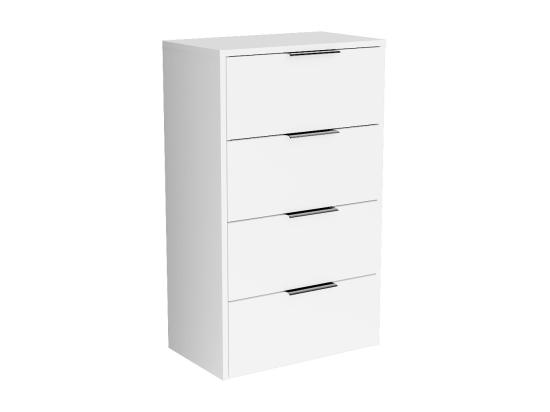 vente unique Armoire à chaussures blanche pour hall d'entrée moderne avec étagère à chaussures