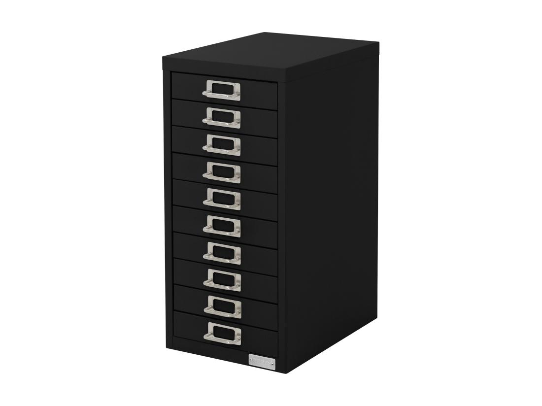 Vente Unique Armoire à Dossiers Métallique Armoire à Tiroirs Armoire De Bureau Avec 10 Tiroirs