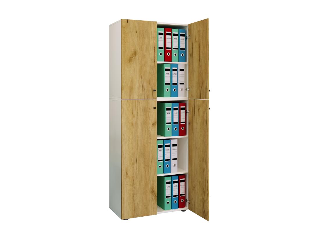 Vente Unique Armoire De Bureau Armoire à Dossiers Lona 5 Cas