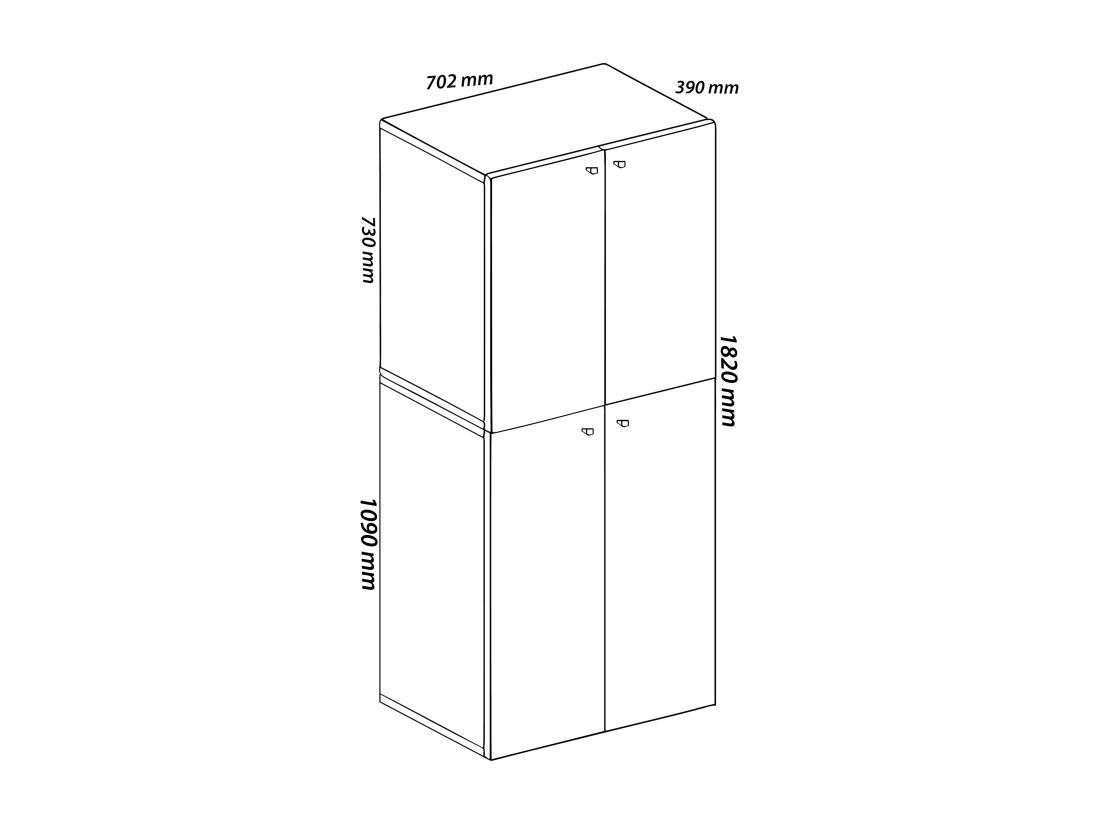 Vente Unique Armoire De Bureau Armoire à Dossiers Lona 5 Cas