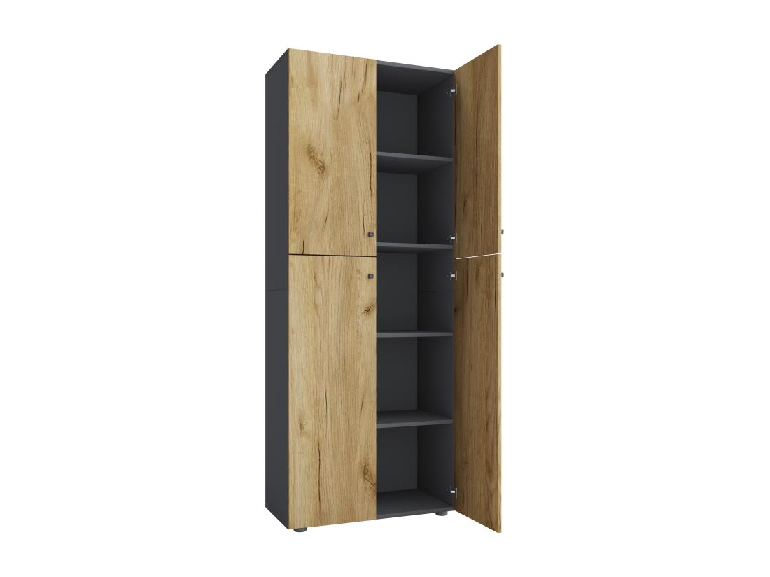 Vente Unique Armoire De Bureau Armoire à Dossiers Lona 5 Cas