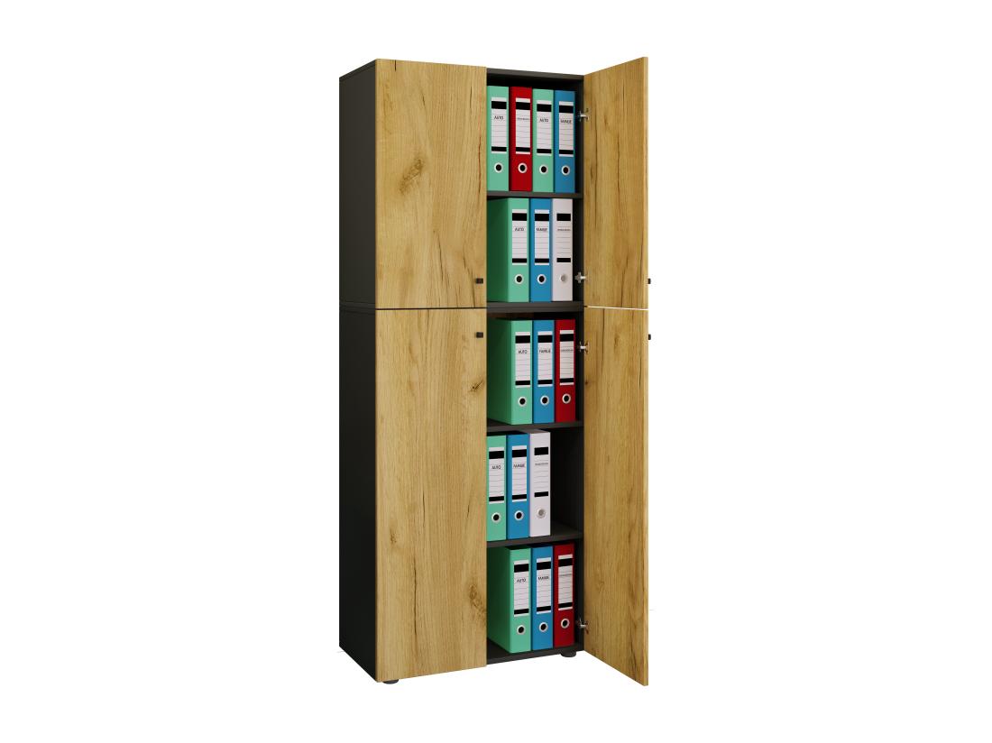vente unique Armoire de bureau Armoire à dossiers Lona 5 cas