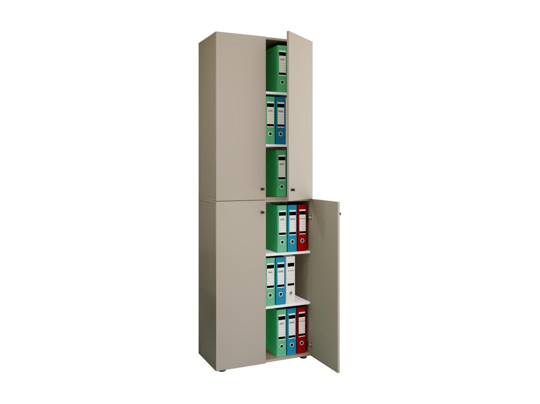 Vente Unique Armoire De Bureau Armoire à Dossiers Lona 6x