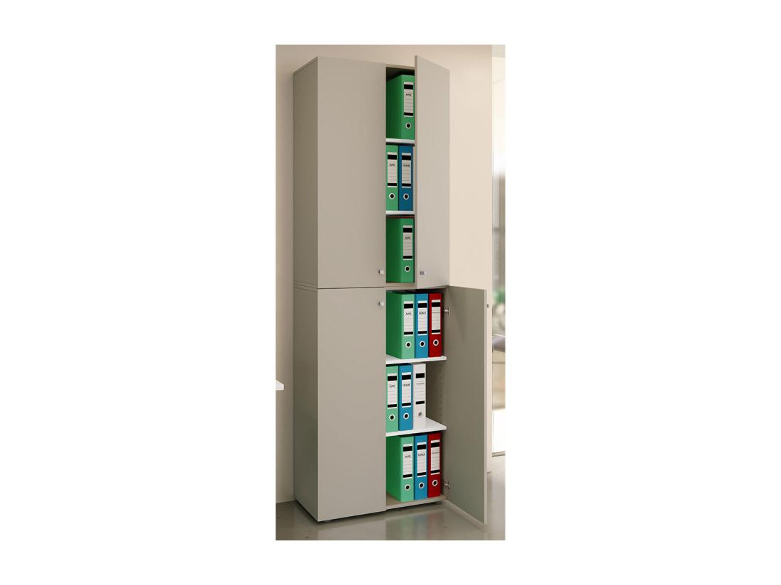 Vente Unique Armoire De Bureau Armoire à Dossiers Lona 6x