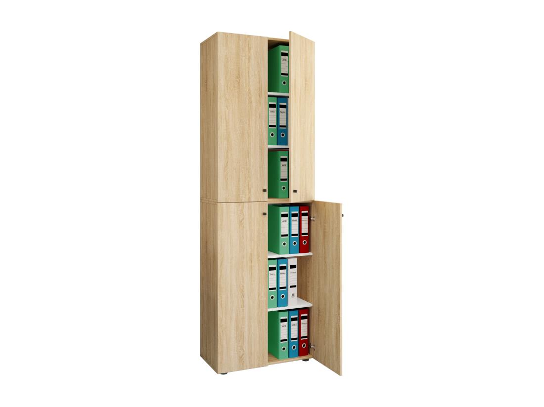 Vente Unique Armoire De Bureau Armoire à Dossiers Lona 6x