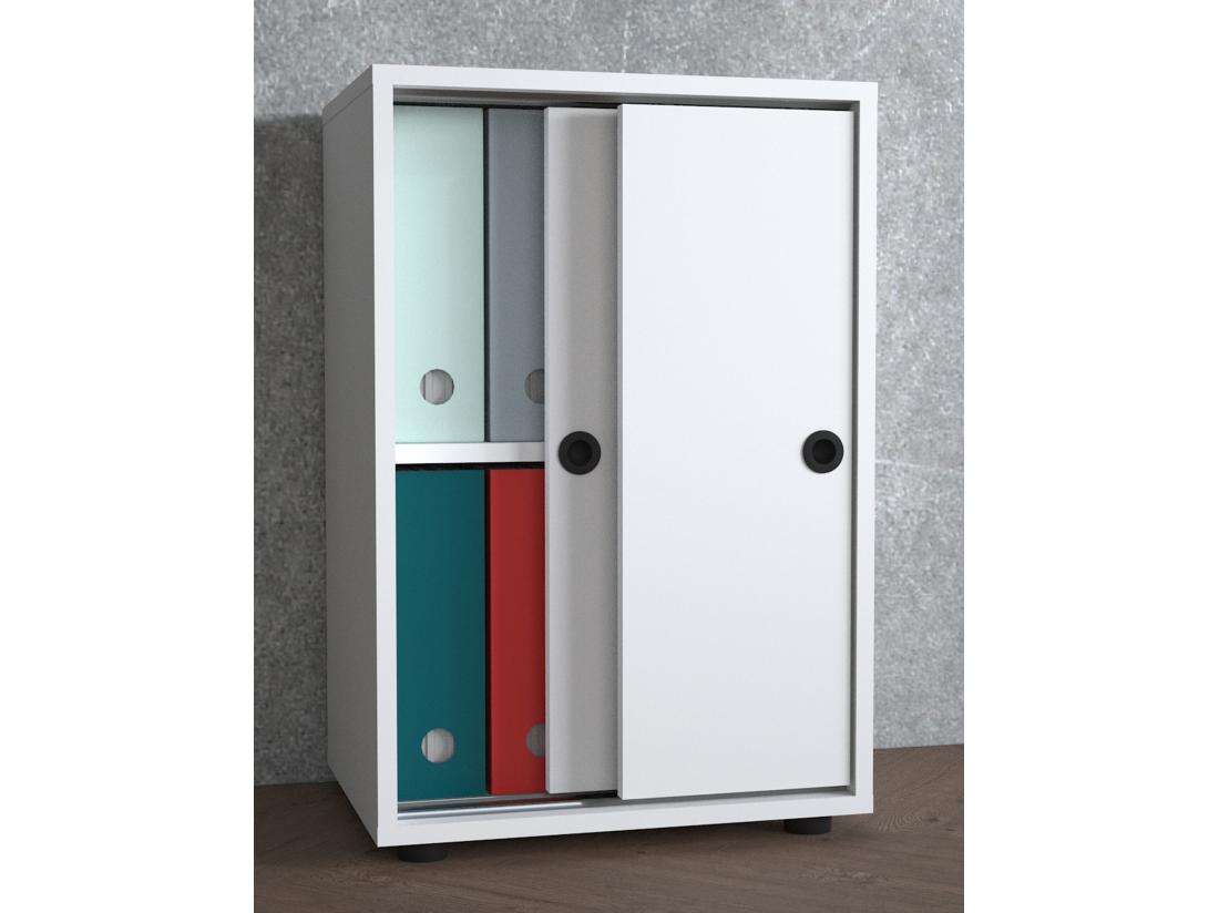 Vente Unique Armoire De Bureau Armoire à Dossiers Ulas 2x