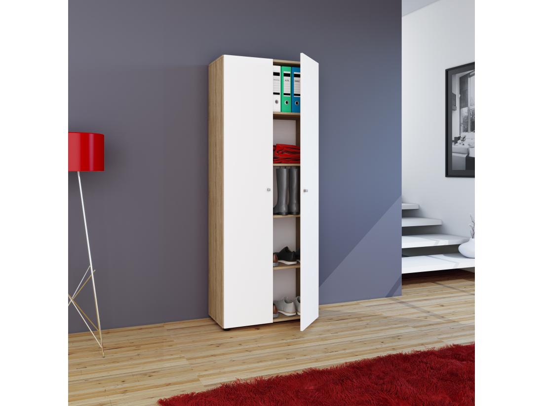 Vente Unique Armoire De Bureau Classeur Armoire De Classement Vandol