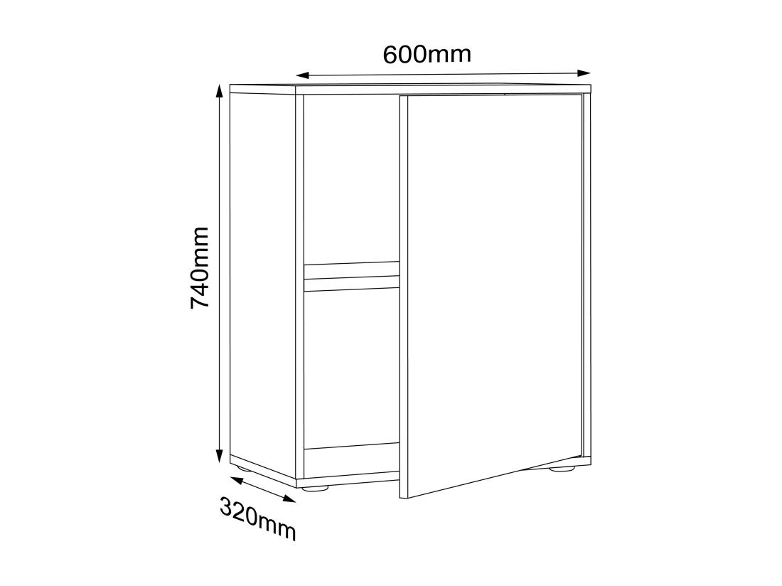 Vente Unique Armoire De Bureau Sideboard Salia 2x L60